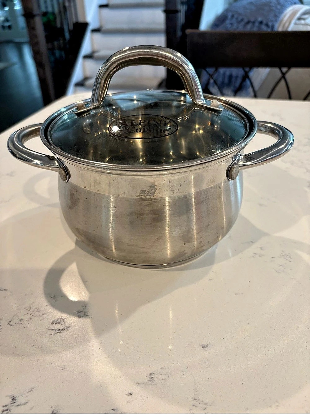2 Quart Alpine Cuisine
Stainless Steel Stock Pot With Glass Lid Solingen Nice